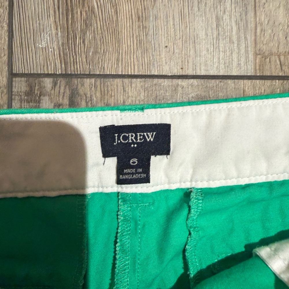 Red and Green Women's Shorts J. Crew Size 6 Pre-owned - Picture 3 of 6